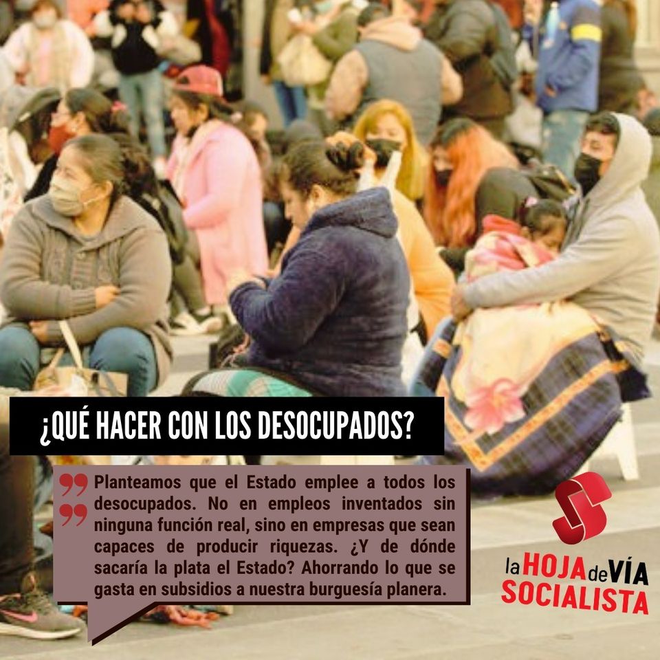 ¿Qué hacer con los desocupados?