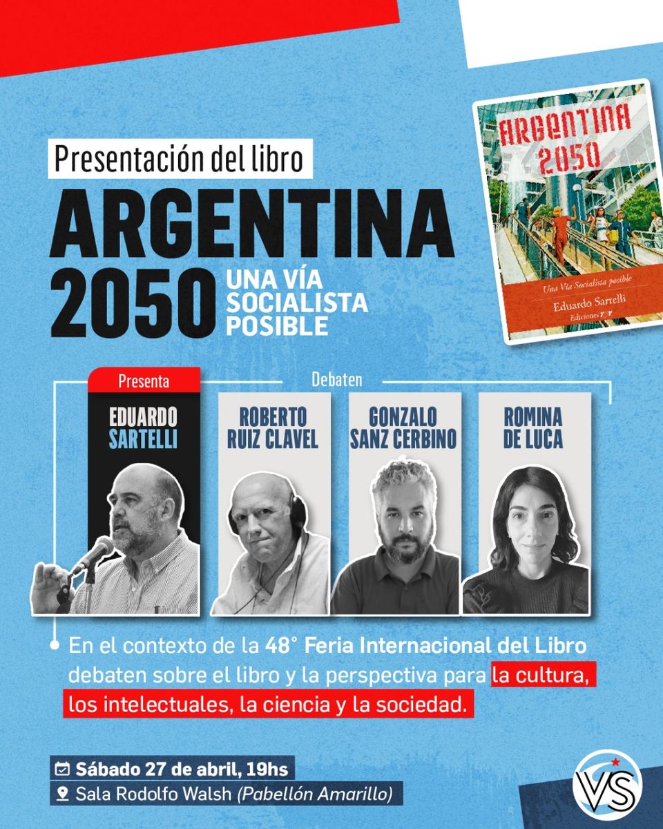 Se presenta Argentina 2050 en la 48° Feria Internacional del Libro de Buenos Aires