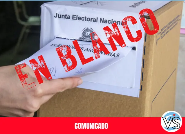 ¿Querés seguir teniendo un país? Votá en blanco y construí el Socialismo