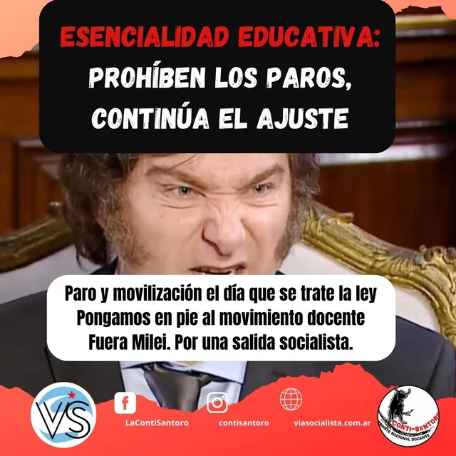 Esencialidad educativa: prohíben los paros, continúa el ajuste