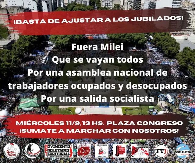 ¡BASTA DE AJUSTAR A LOS JUBILADOS!