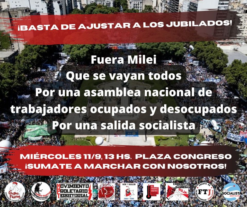 ¡BASTA DE AJUSTAR A LOS JUBILADOS!