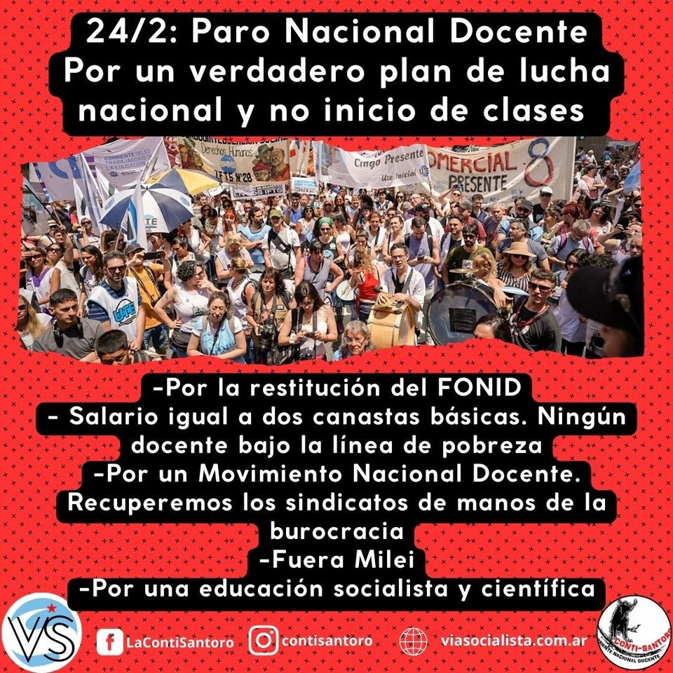 Por un verdadero plan de lucha nacional