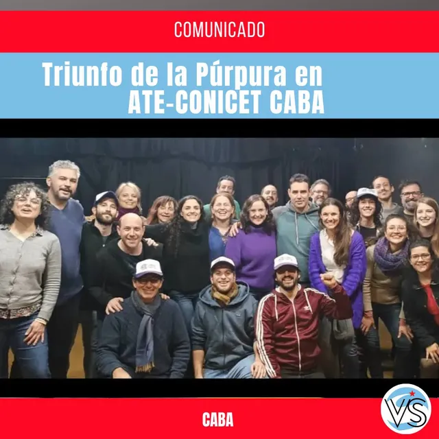 ✊🟣🟣Triunfo de la Púrpura en ATE-CONICET CABA🟣🟣✊