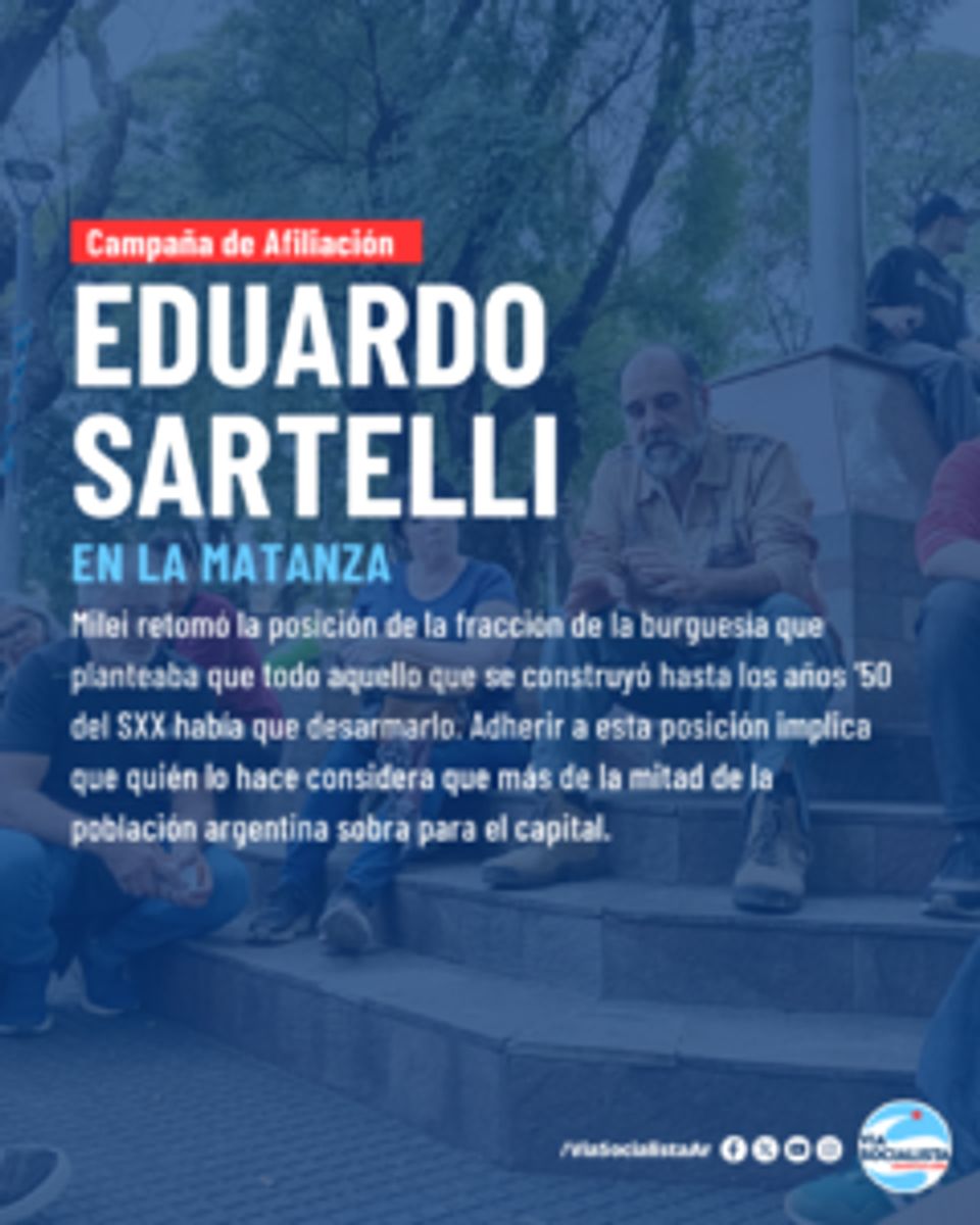 Eduardo Sartelli en La Matanza